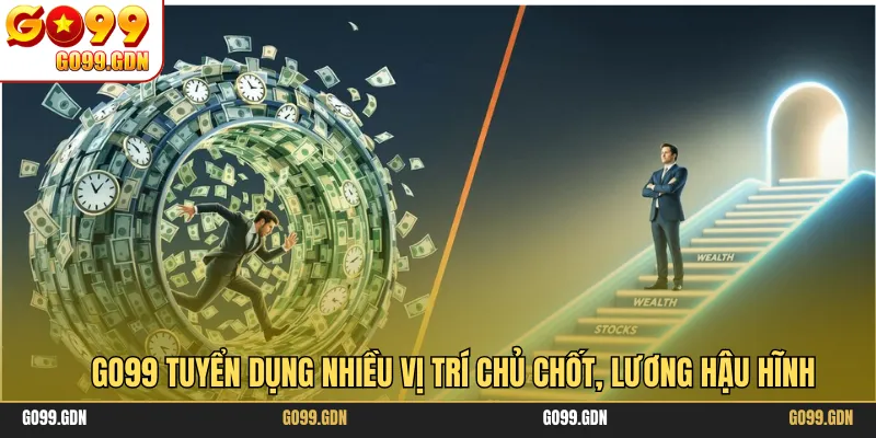 GO99 Tuyển Dụng Nhiều Vị Trí Chủ Chốt, Lương Hậu Hĩnh
